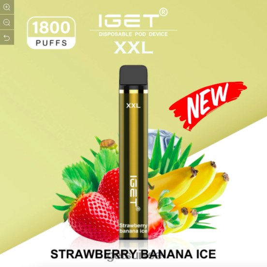 IGET Wholesale xxl - 1800 bouffées glace fraise banane DR42B603