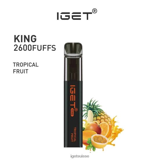 IGET Flavours king - 2600 bouffées Fruit exotique DR42B518