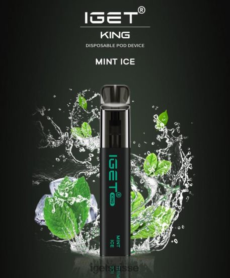 IGET Vape king - 2600 bouffées glace à la menthe DR42B449