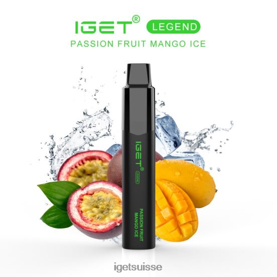 IGET Flavours légende - 4000 bouffées glace à la mangue et aux fruits de la passion DR42B638