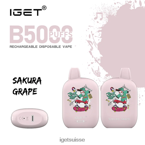 IGET Vape Sale b5000 raisin sakura DR42B317