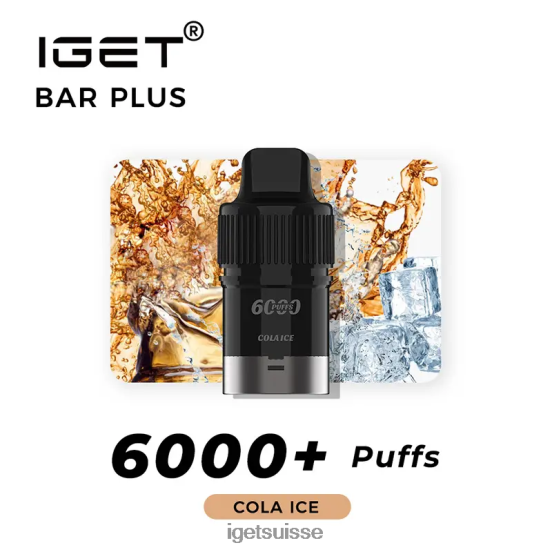 IGET Bar bar plus pod 6000 bouffées glace au cola DR42B263